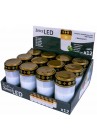  LED sveces LAMPION baltas iepakojums 12gab