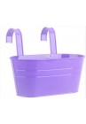  Balkona kaste metāla 39cm violeta