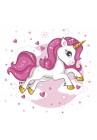  Salvetes bērniem Pink Heart Unicorn 1pac
