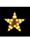  LED dekors Zvaigzne koka 7x23cm