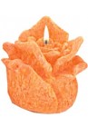  Svece stearīna Roze pusplaukusi oranža 7cm