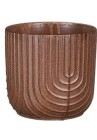  Puķu pods keramikas kašpo brūngans 12cm