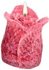  Svece stearīna Roze pumpurs sarkana 7cm