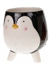  Puķu pods keramikas Pingvīns 1gab